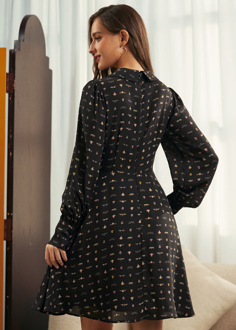 Rendez-vous à la soirée dansante (robe cintrée et évasée)-3