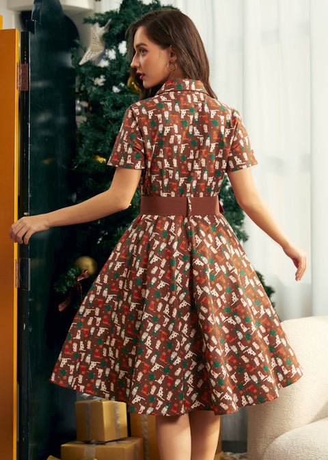 Robe décontractée à l'élégance rustique-2