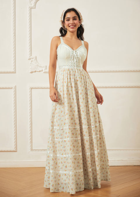 Robe longue à lacets Reyna de GUNNE SAX pour ModCloth-6