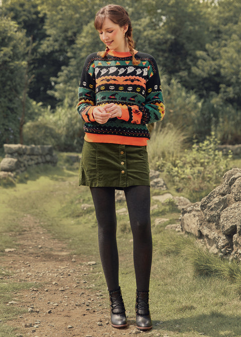 Pull Fair Isle « Fright Night Delight »-1