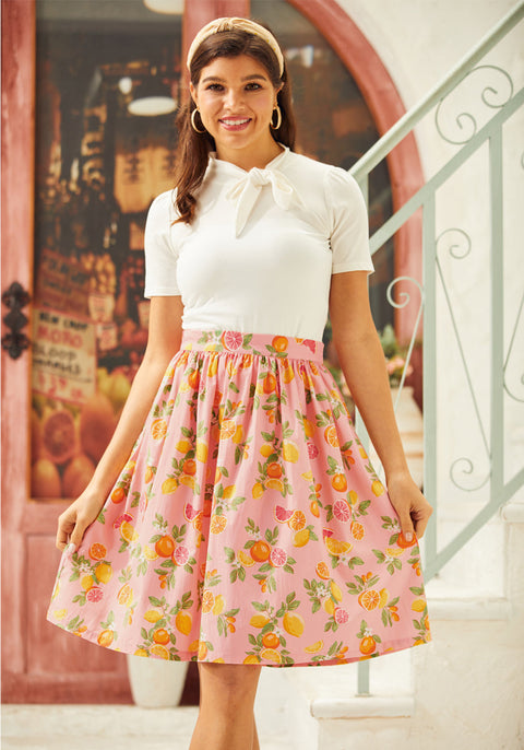 Haut à col noué Rydell High revisité-3