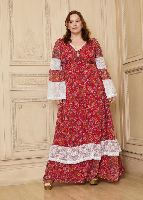 Robe Josephina à manches cloche GUNNE SAX pour ModCloth - Édition limitée-3