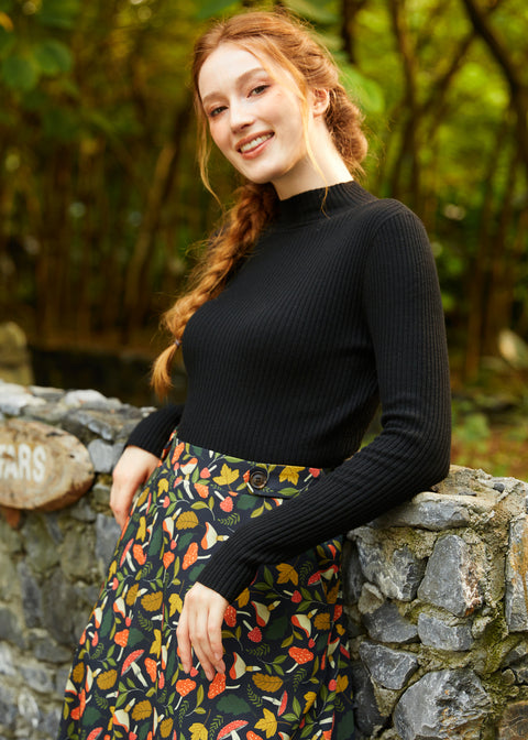 Pull à col roulé côtelé Downtown Dreamer-1