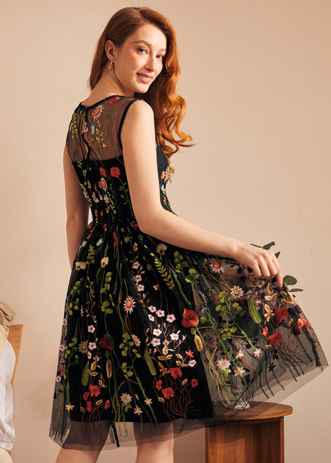 Robe Mystique Mirage cintrée et évasée-4