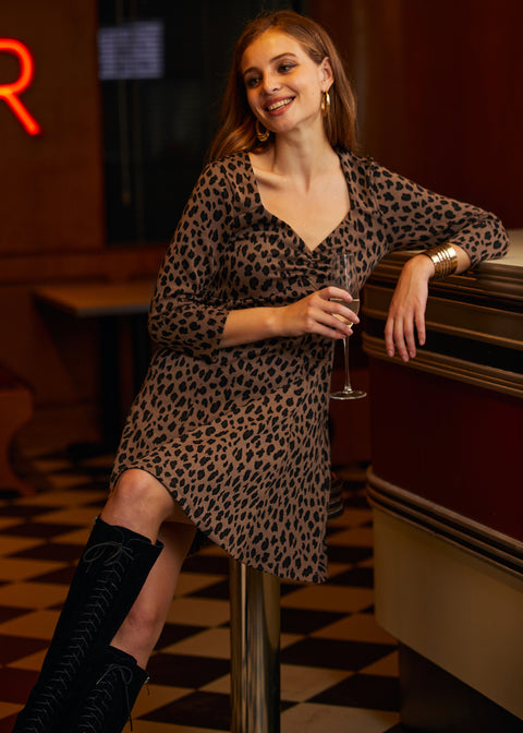 Robe léopard asymétrique impératrice-3