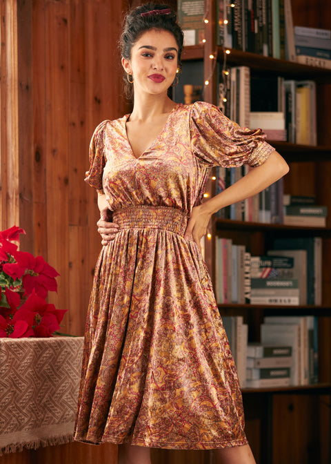 Robe à manches ballon Bohemian Rhapsody-1