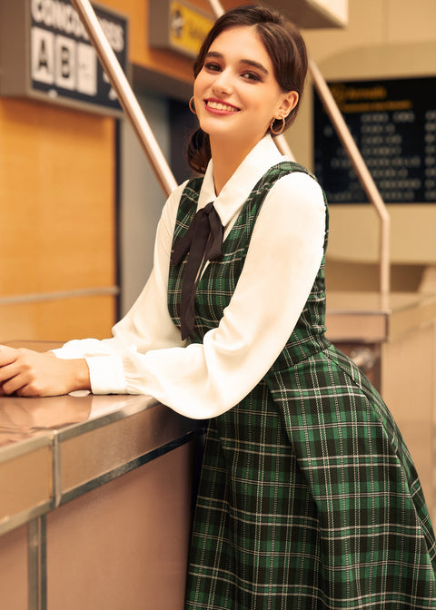 Robe sans manches cintrée et évasée « Mignonne comme une noix de muscade »-5