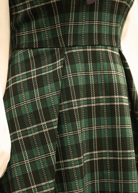 Robe sans manches cintrée et évasée « Mignonne comme une noix de muscade »-1