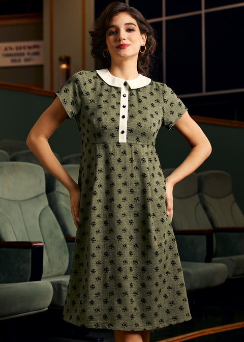 Robe-chemise « Jolie à la cueillette de citrouilles »-5