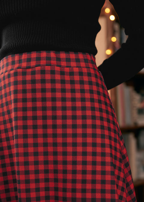 Jupe midi en maille Excellence Attained-1