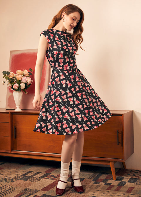 Robe Eclipse Elegance cintrée et évasée-3