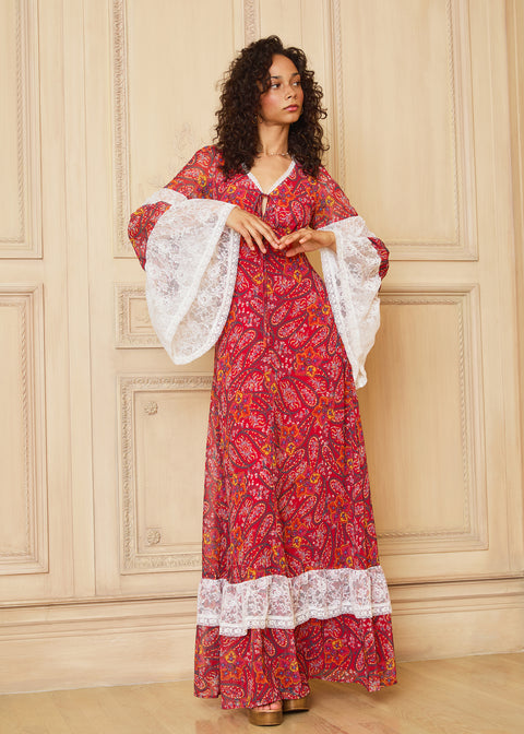 Robe Josephina à manches cloche GUNNE SAX pour ModCloth - Édition limitée-4