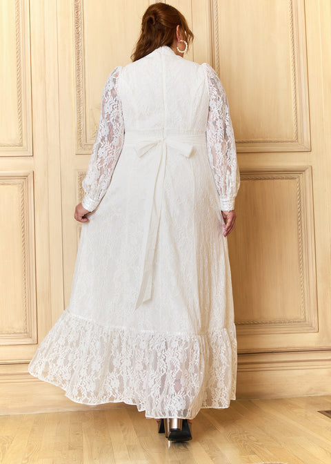 Robe longue corsetée en dentelle Beth de GUNNE SAX pour ModCloth-3