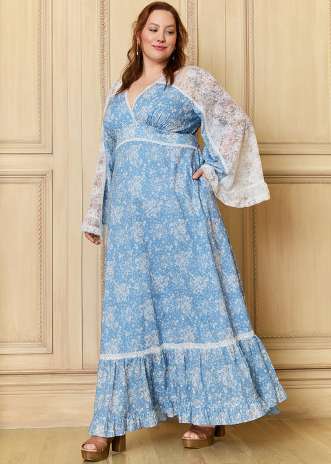 Robe Michella à manches cloche GUNNE SAX pour ModCloth-3