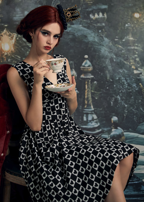 Robe cintrée et évasée Hopeless Romantic-3