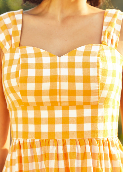 Robe midi féerique « Danse sous les rayons du soleil »-1