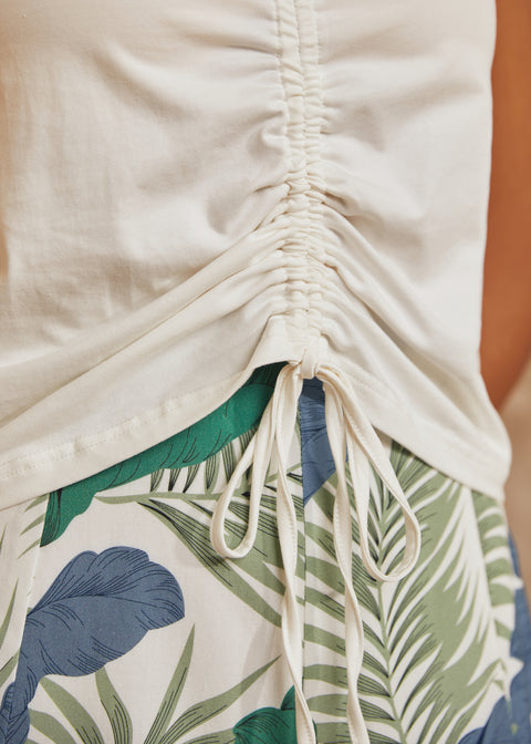 Le haut romantique froncé-1