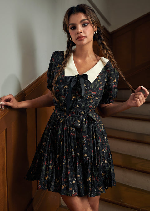 Robe cintrée et évasée The Enchanted Study-4