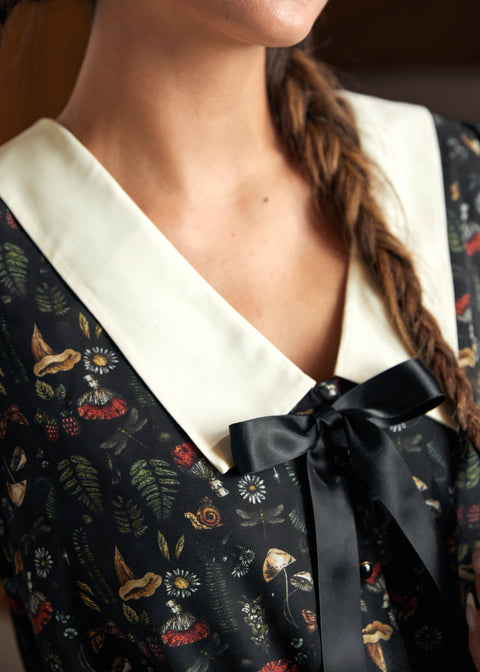 Robe cintrée et évasée The Enchanted Study-2