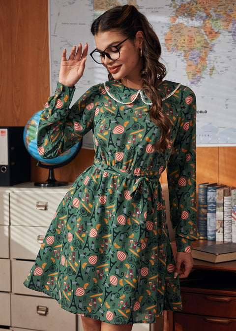 Robe à col Bon Chic, Bon-5