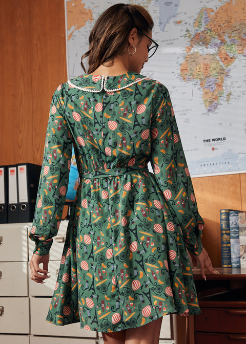 Robe à col Bon Chic, Bon-4