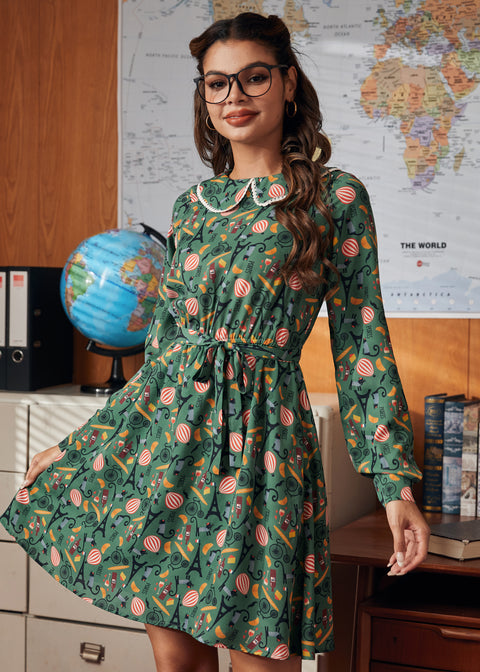 Robe à col Bon Chic, Bon-3