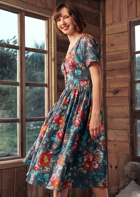 Robe chemise cintrée et évasée fabuleuse-5