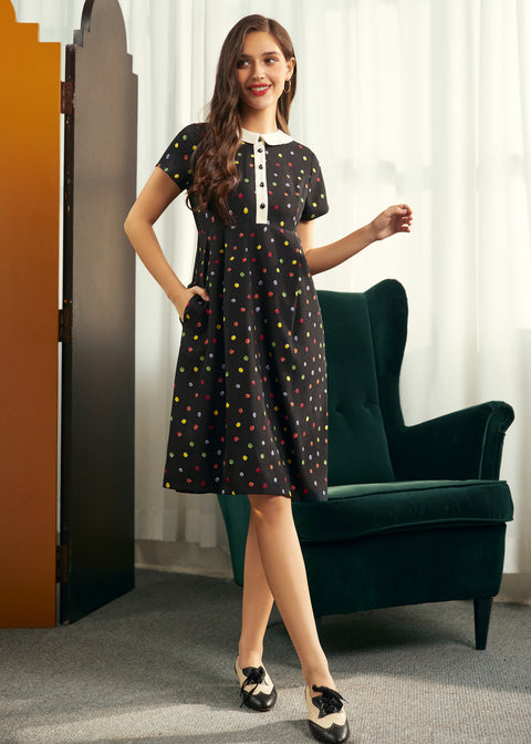 Robe-chemise « Jolie à la cueillette de citrouilles »-3