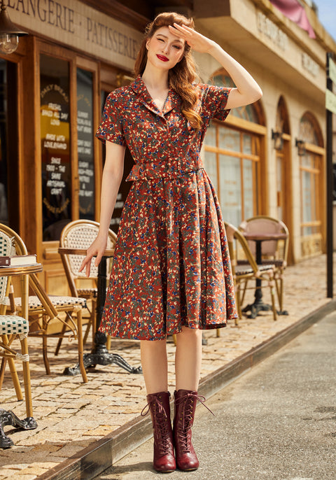 Robe décontractée à l'élégance rustique-2