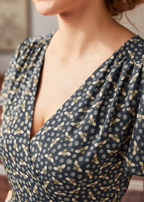 Robe cape vintage Vogue-4