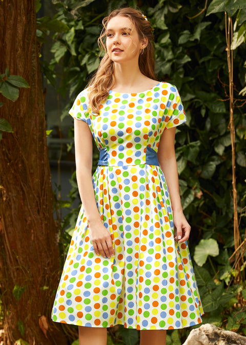 Robe évasée Confetti Daydream-5