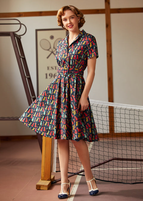 Robe décontractée à l'élégance rustique-2