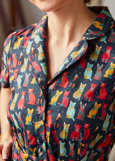 Robe décontractée à l'élégance rustique-5