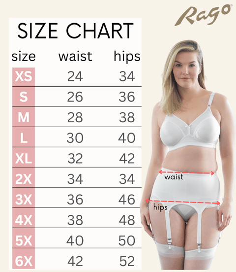 Porte-jarretelles à six jarretelles métalliques | Gainage modéré et effet ventre plat | Modèle 72522-1