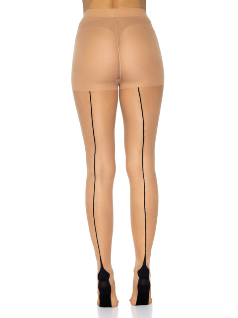 Collants Nyx à talon cubain transparent-5