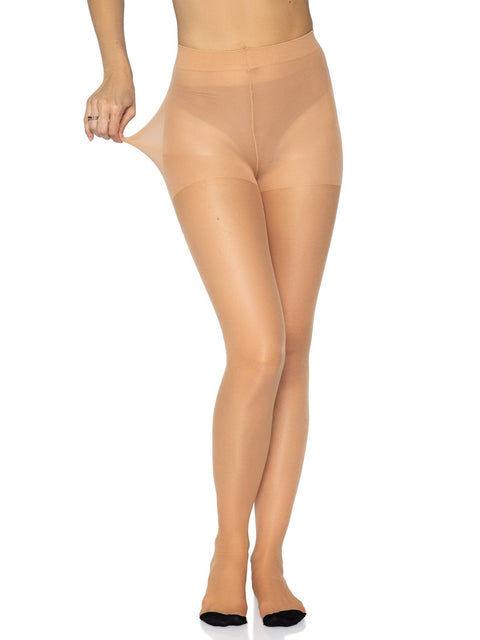 Collants Nyx à talon cubain transparent-6