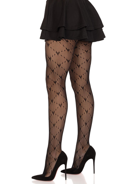Collants résille Valentina Heart-6