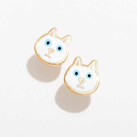 Boucles d'oreilles chat-4