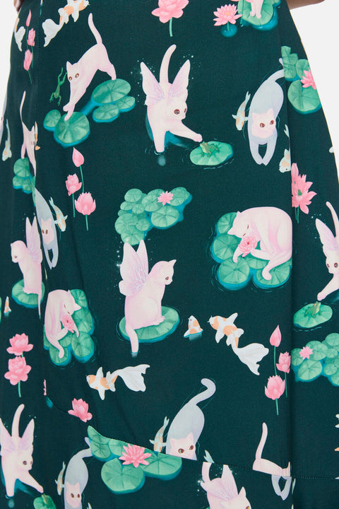 Jupe midi Lilycat Cottagecore-1