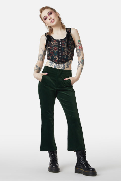 À l'Alter Velvet Kick Flares-6