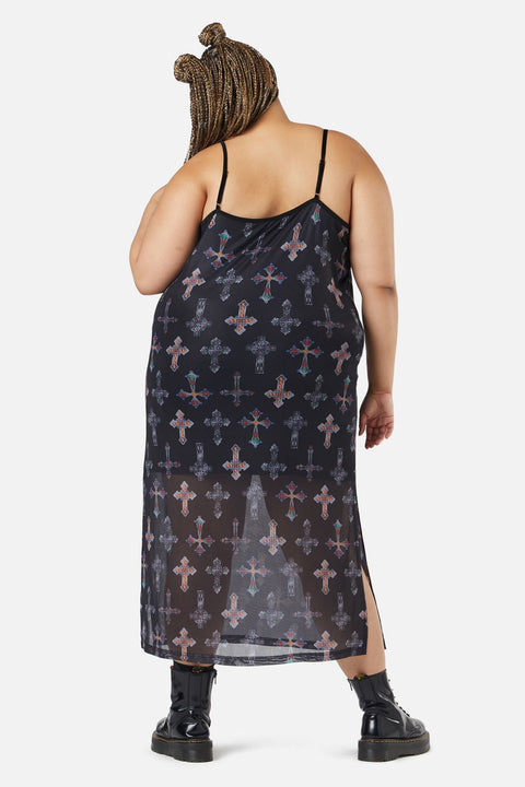 Robe en résille Hope Had Die-2