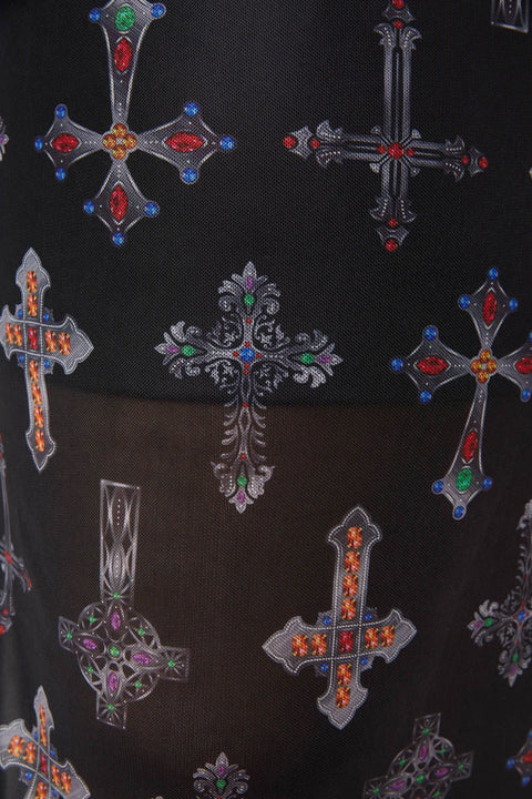 Robe en résille Hope Had Die-4