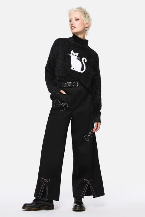 Pull en maille bouclée Catkins-5