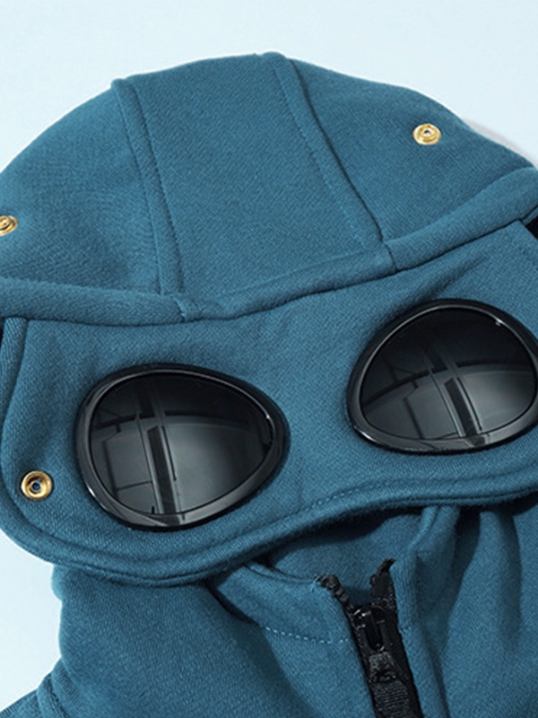 Sudadera con capucha extragrande con cremallera Lense para hombre-2