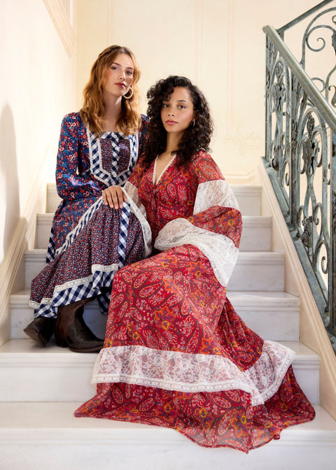 Robe Josephina à manches cloche GUNNE SAX pour ModCloth - Édition limitée-2