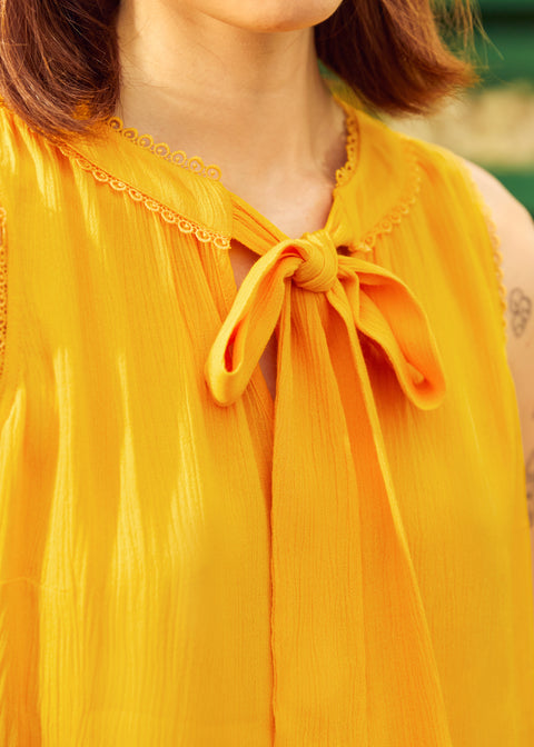 Haut à col noué idéal pour un pique-nique-1