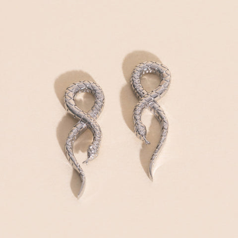 Breloques pour créoles Huggie épaisses en forme de serpent-8