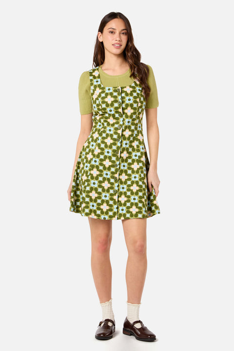 Robe tablier courte Ginny années 60-5