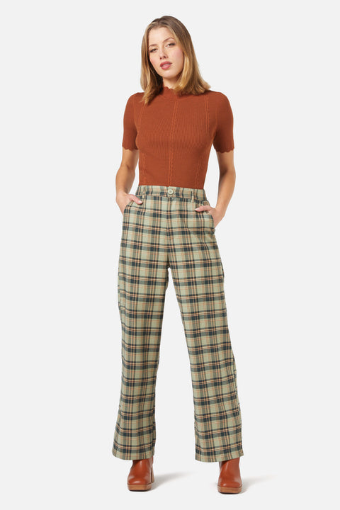 Jeannie Check Pant-5