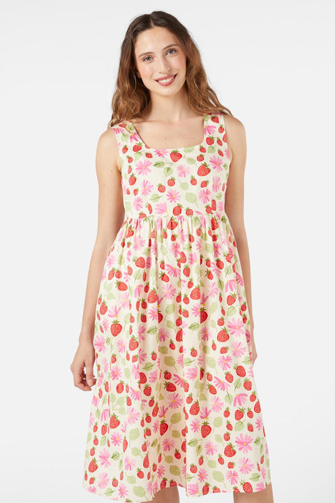 Robe midi La Fraise-2